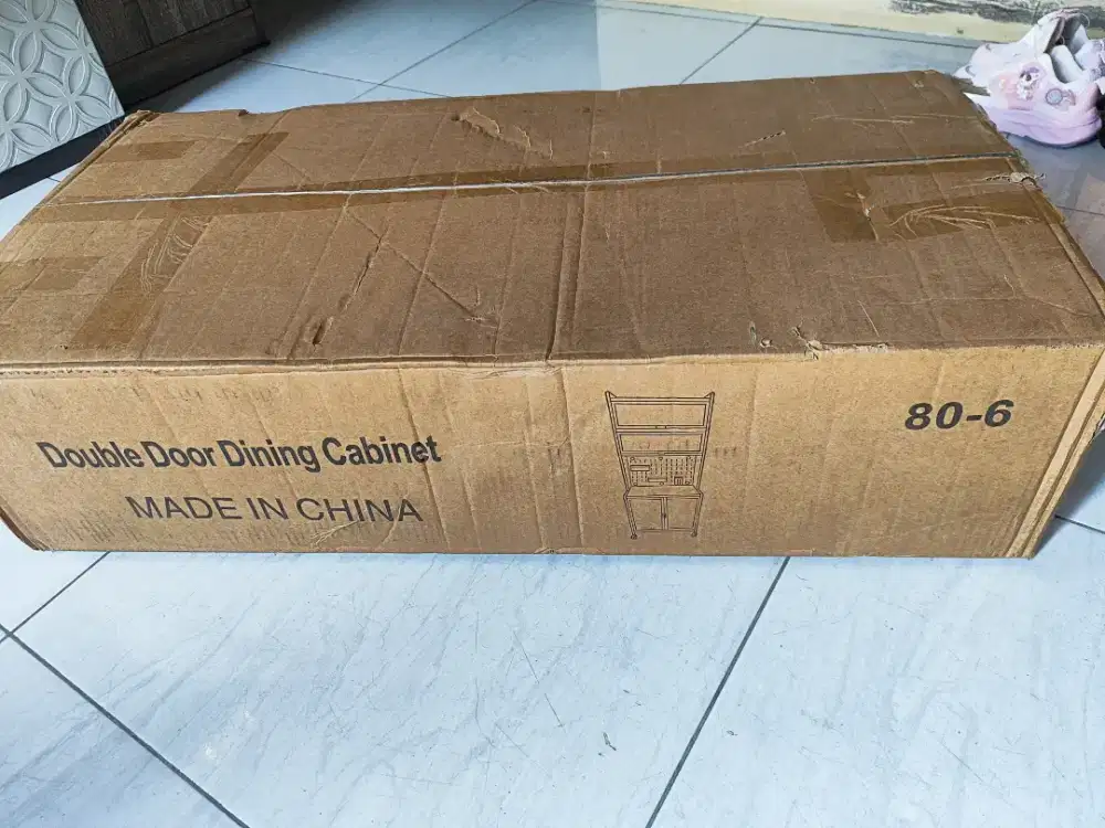 lemari dapur staenless kondisi baru bukan bekas