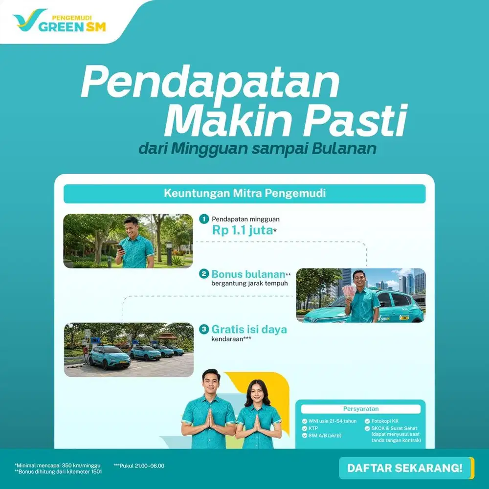 LOWONGAN DRIVER GREENSM