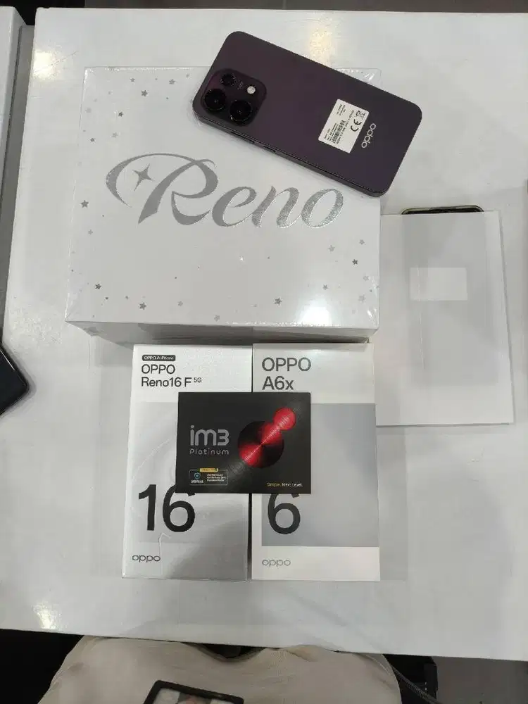 OPPO Reno16 F 5G 8GB- cash, kredit cukup KTP, tukar-tambah, spaylater