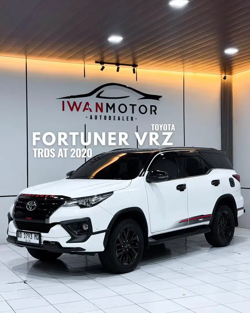 Plat AD! Toyota Fortuner VRZ TRDS KickSensor AT Tahun 2020