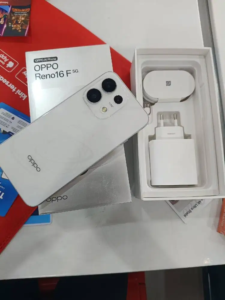OPPO Reno16 F 5G 8GB- cash, kredit cukup KTP, tukar-tambah, spaylater