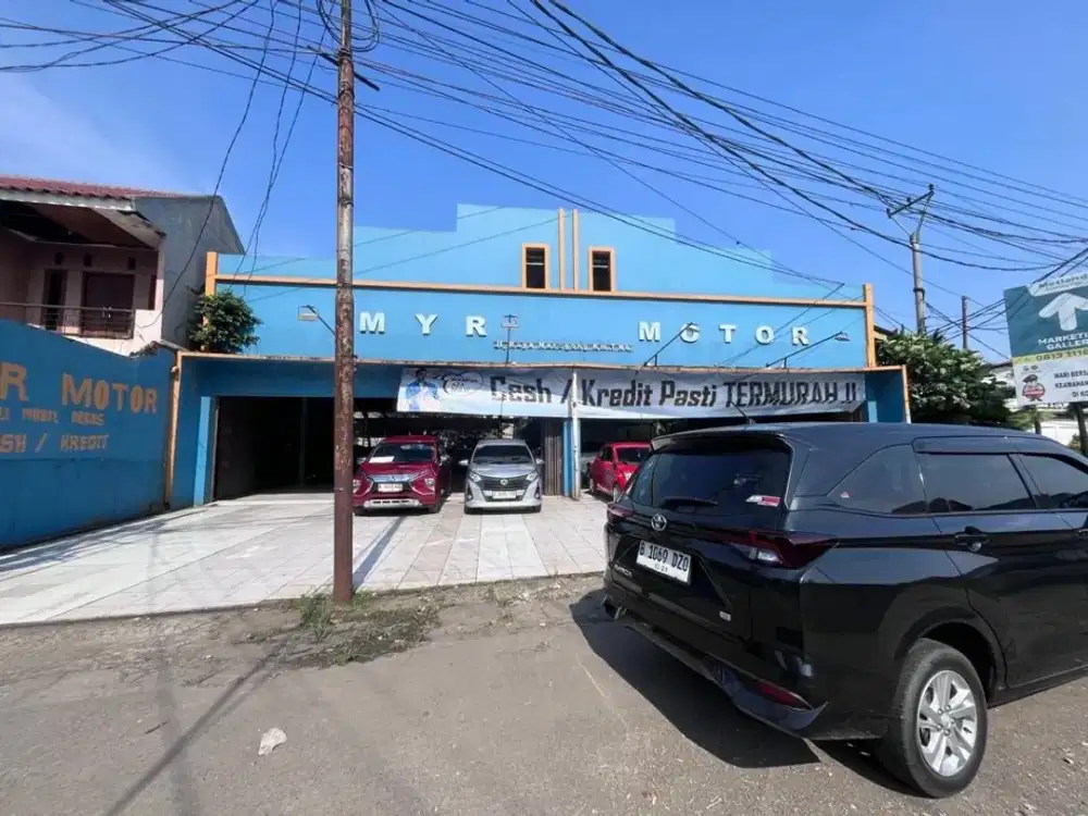 Dijual Showroom Mobil Pinggir Jalan Raya Narogong Bekasi