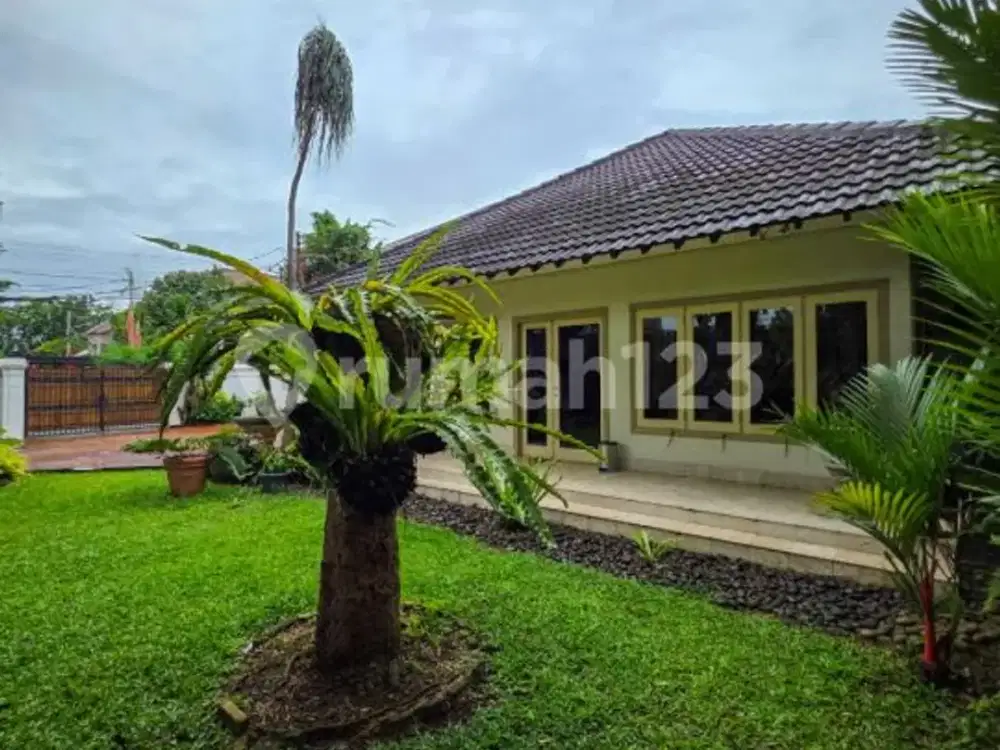 Rumah Siap Huni Halaman Luas Posisi Hook Kolam Renang Lokasi Strategis Jakarta Selatan