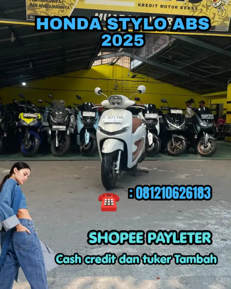 HONDA STYLO 160 ABS 2025 KM RENDAH