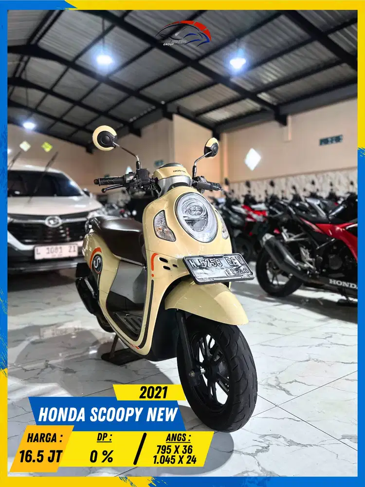 HONDA SCOOPY NEW 2021 NEGO GAS POLL MASZEHH HIKMAH MOTOR KEPUH