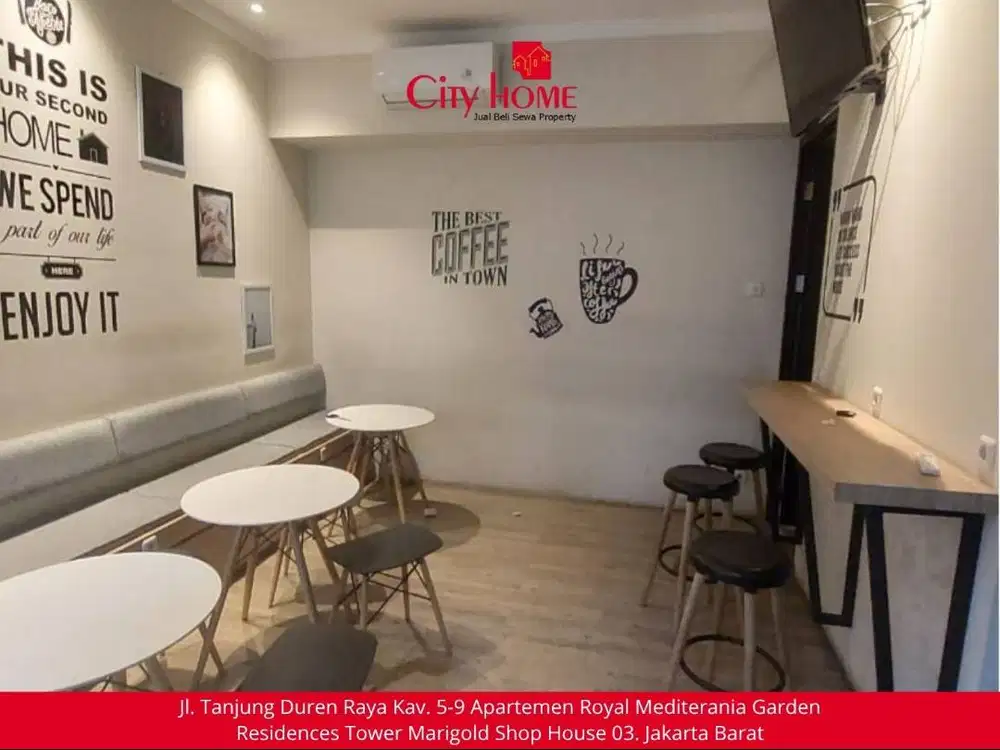 Disewakan Kios Komersial 31,96m² di Lobby Apartemen, Traffic Tinggi