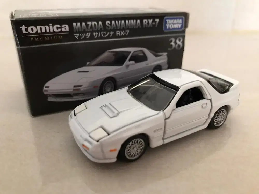 [RARE] Tomica Premium Mazda Savanna RX-7 FC3S White