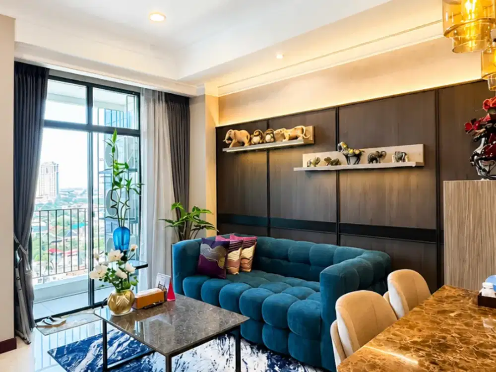 Apartemen Permata Hijau Suites 60,29m² 2BR Furnished Strata Title