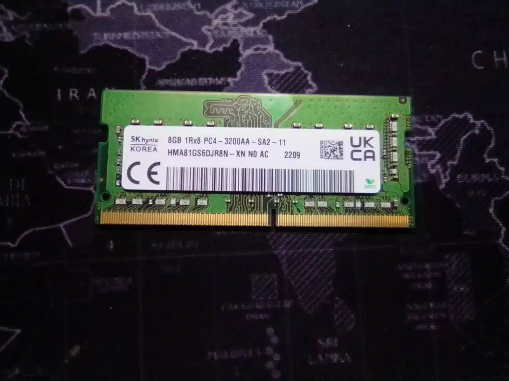 RAM laptop SK Hynix 8GB DDR4 1Rx8 PC4-3200AA-SA2-11