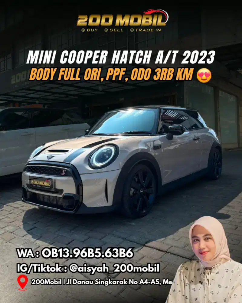 Mini Cooper S Hatchback 2023 Bensin