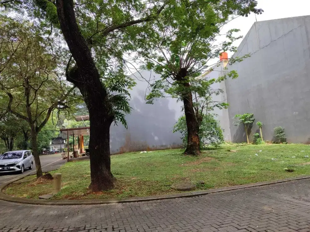 Tanah/ Kavling Hoek Siap Bangun di Cluster Naturale Foresta BSD Blok N