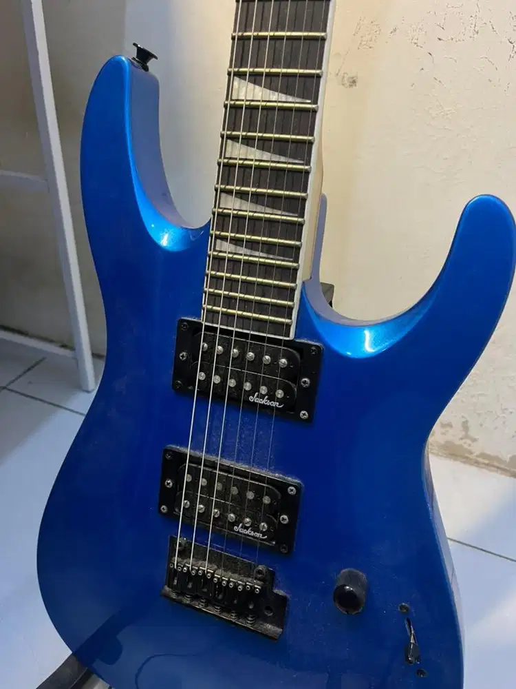 Gitar Jackson JS22 Dinky Blue + Ampli Aroma AG - 04