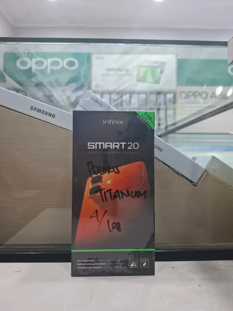 INFINIX SMART 20 4/128 NEW MURAH GARANSI RESMI