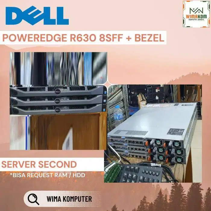Server DELL R630 8 Sff 2x Xeon E5-2698v3 64 Core Ram 64Gb SAS 2.4Tb