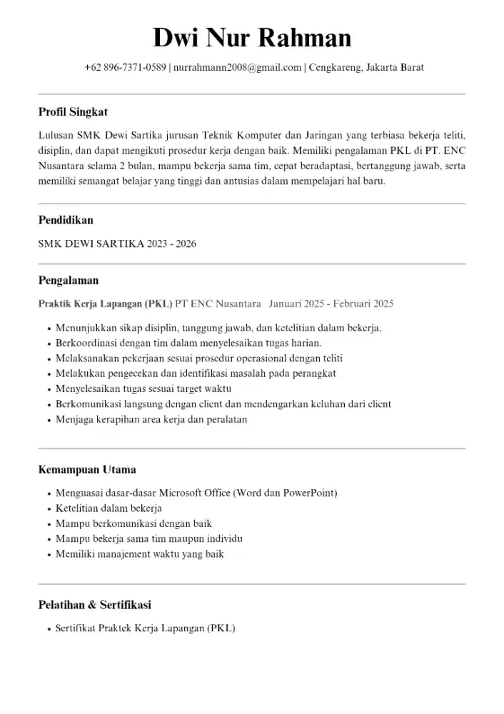 Mencari pekerjaan untuk lulusan baru