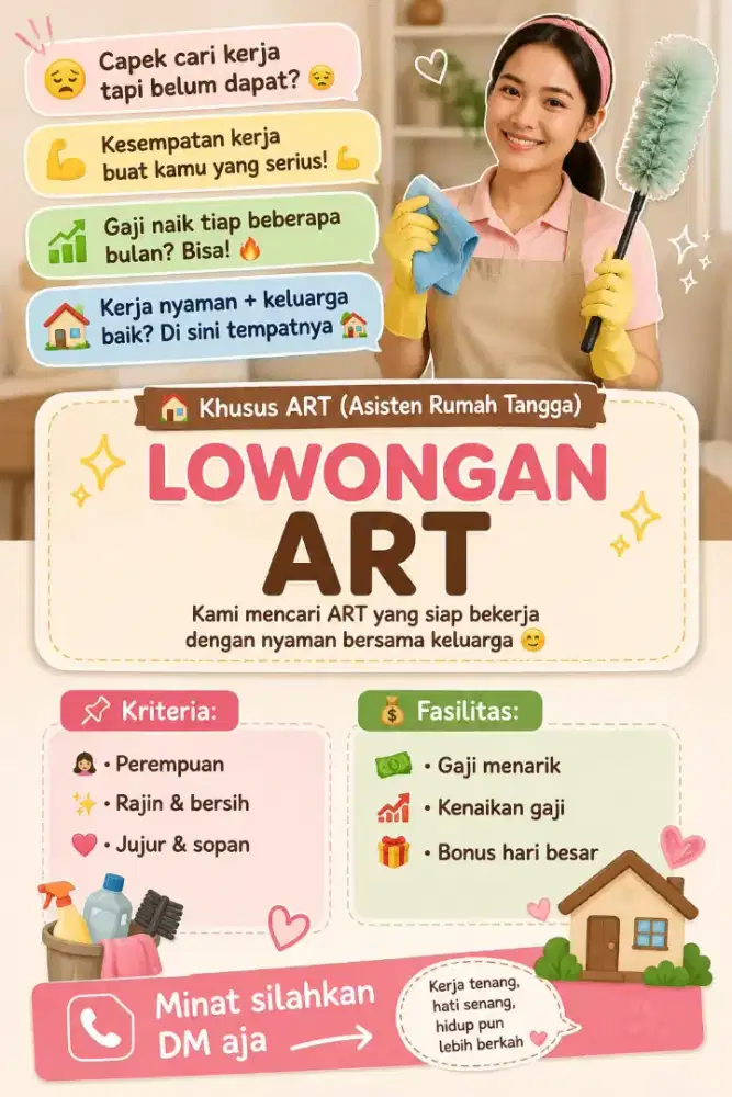 Loker asisten rumah tangga