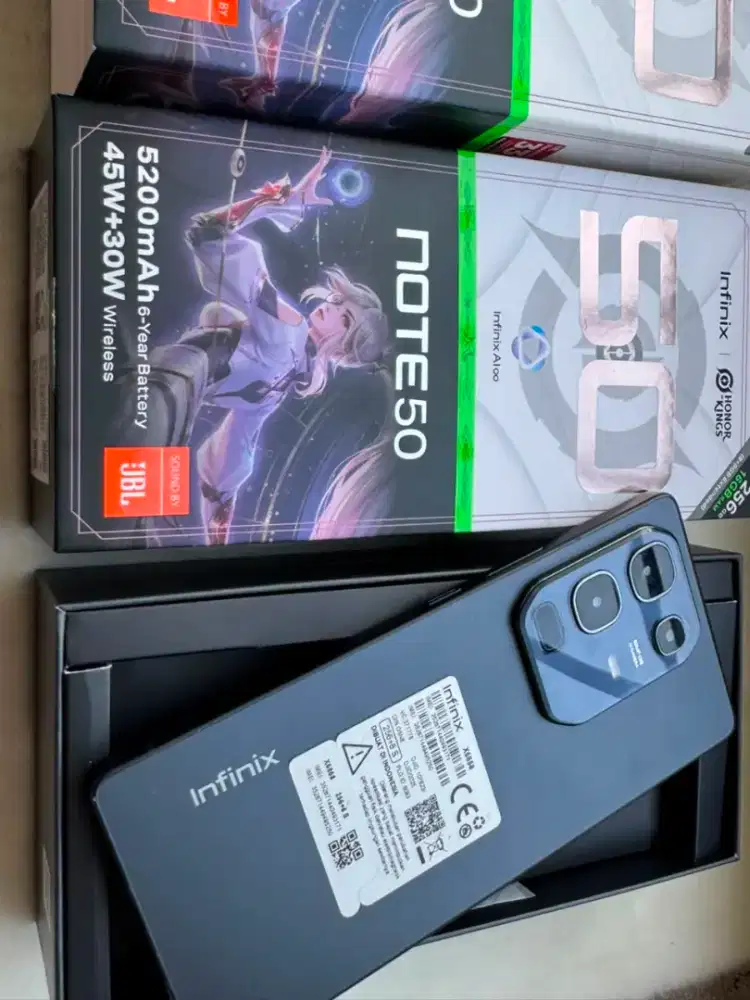 Infinix note 50 8/256Gb lengkap