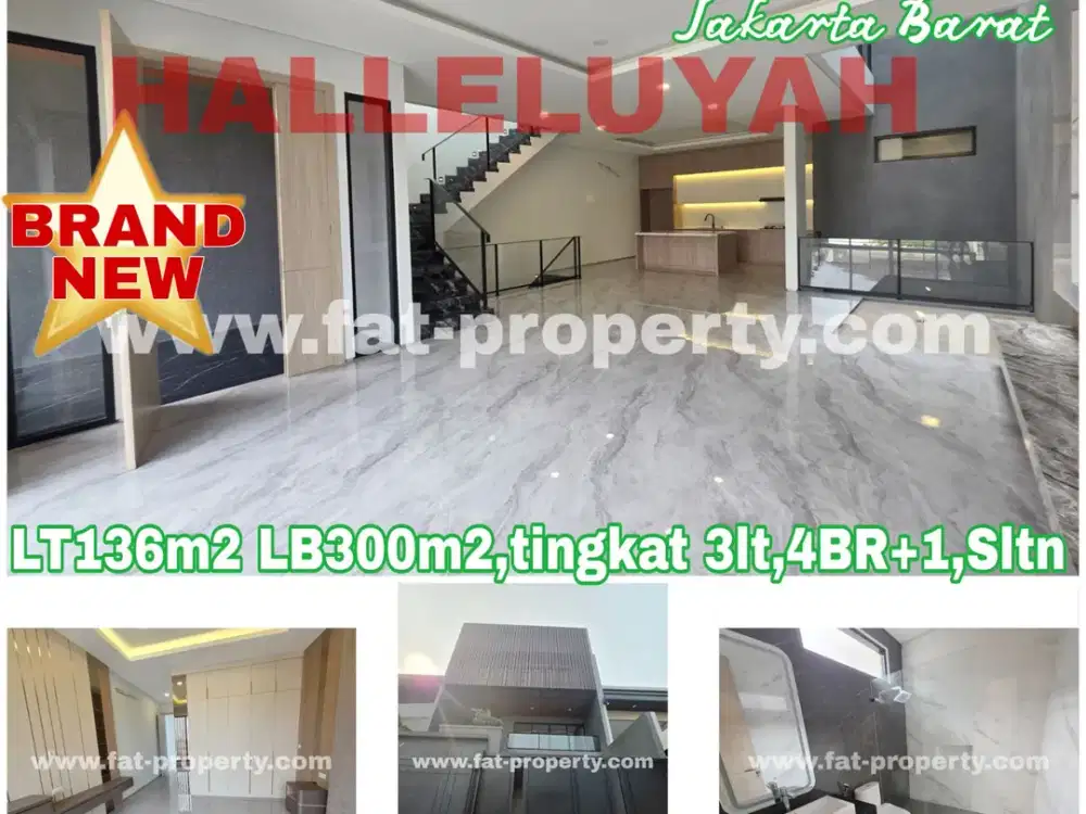 Dijual rumah baru di Jl.Pulau Bira, Taman Permata Buana,Jakarta Barat.