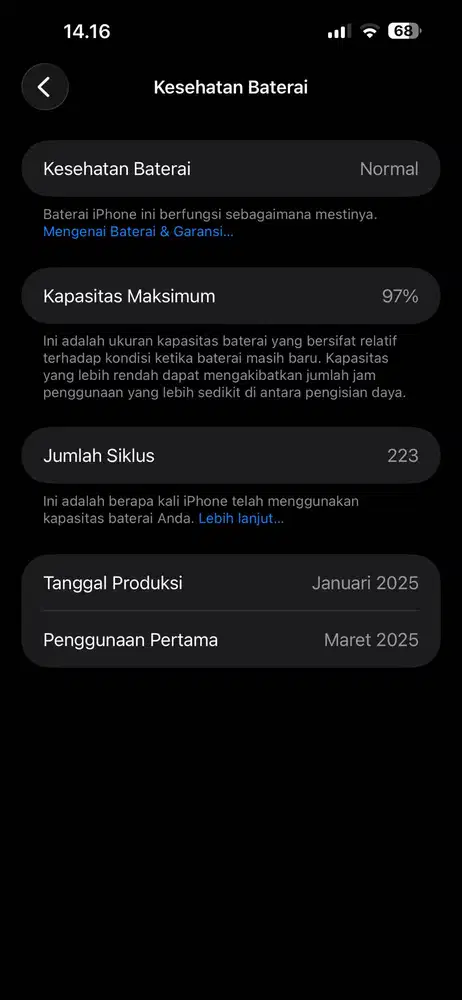 Di Jual IP Phone 15+ Warna hitam