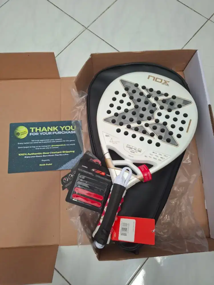 Raket padel Nox AT10 12K 2026 baru segel!!