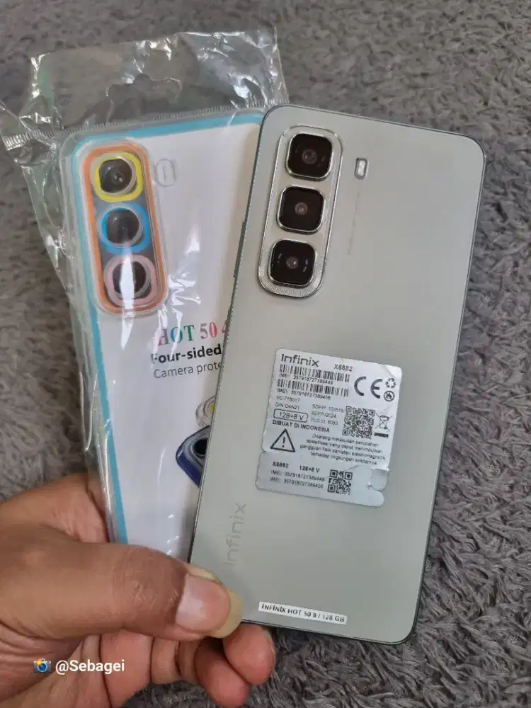 Infinix Hot 50 NFC 16GB 8+8/128GB Murah Mulus Siap Pakai-Lok Cicaheum
