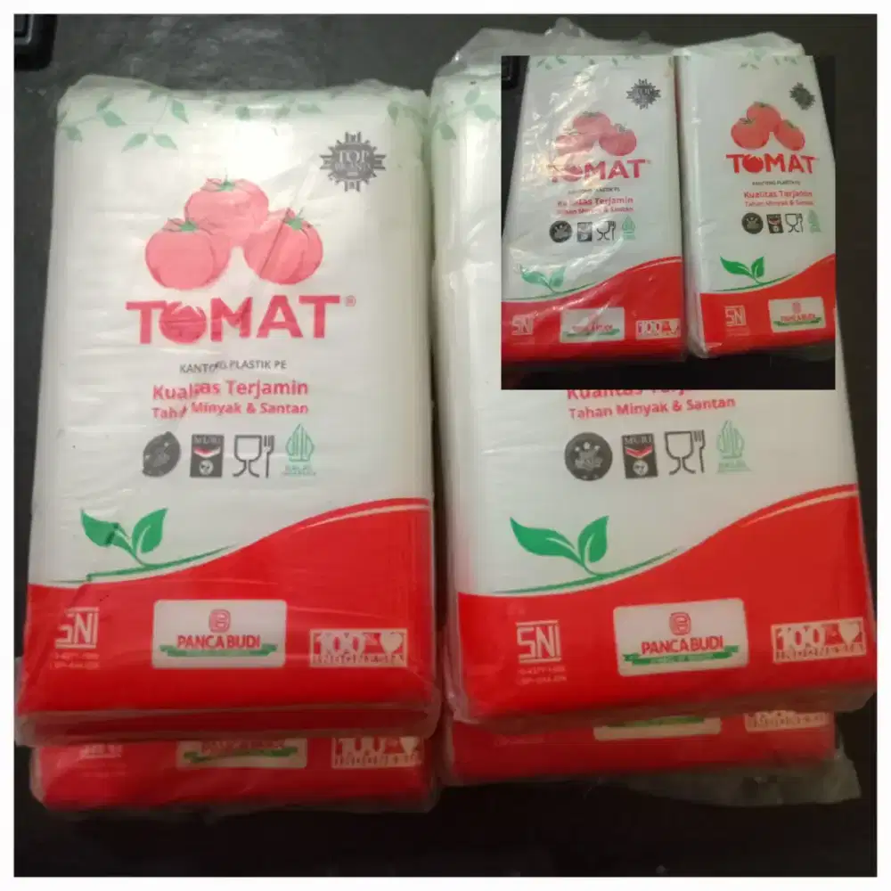 Jual borongan plastik merk Tomat
