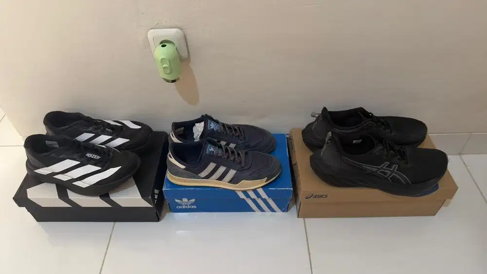 ADIDAS 2 & ASIC ORIGINAL 3 in 1