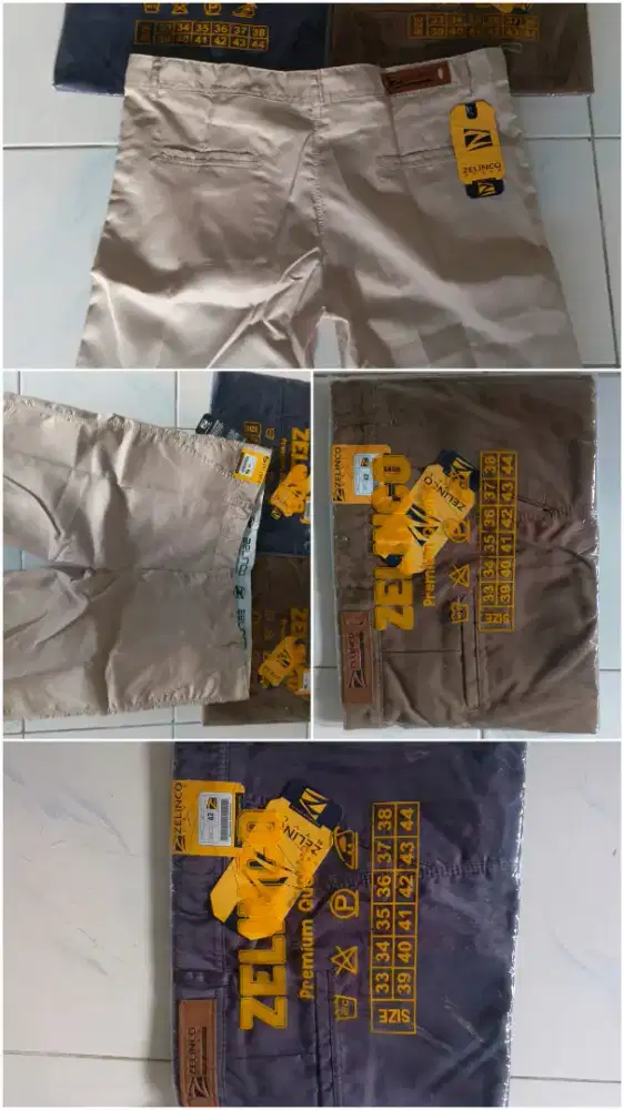 Celana chinos pendek size 42 3pcs
