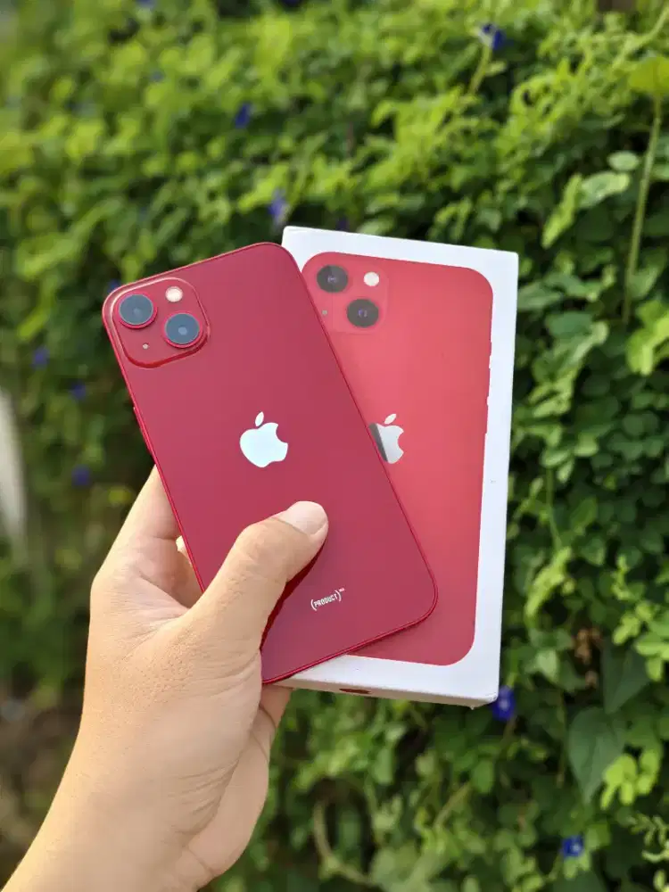 iPhone 13 128 merah mulus nominus bu