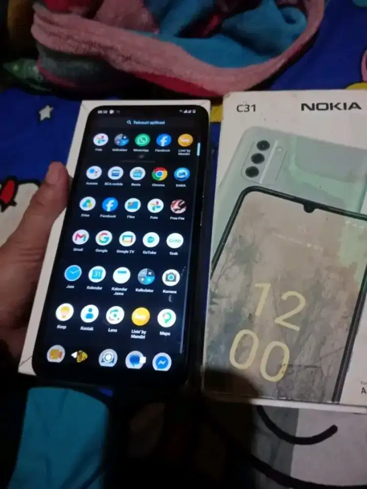 Android nokia c31 4/64 Fullset