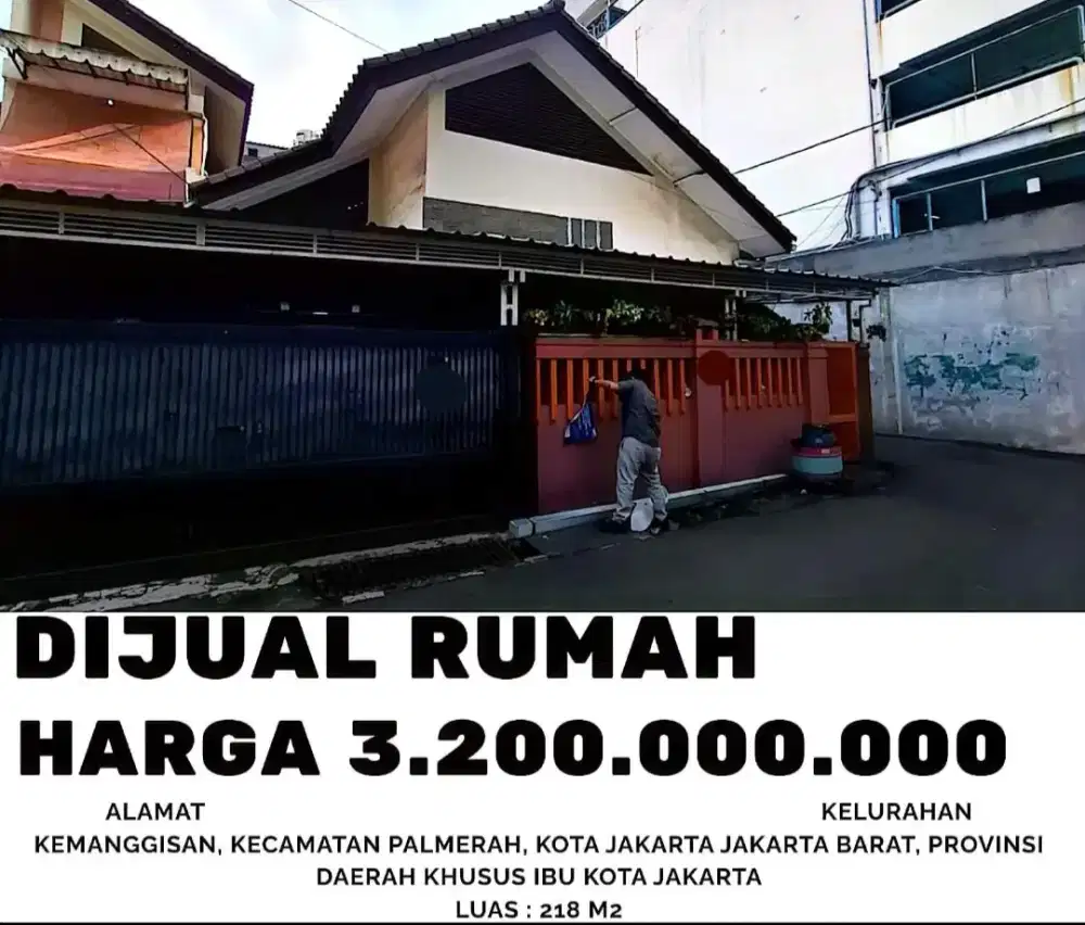 Dijual Rumah Siap Huni 2 Lantai Palmerah