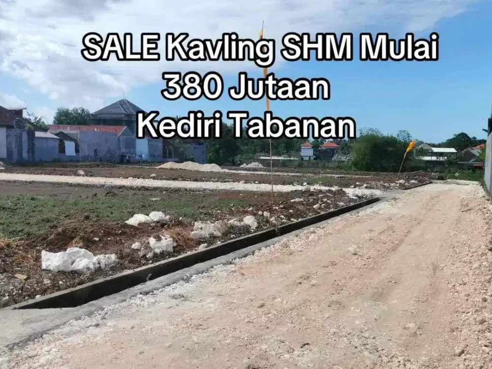 SALE Kavling SHM Kediri Dekat Kedungu Beach
