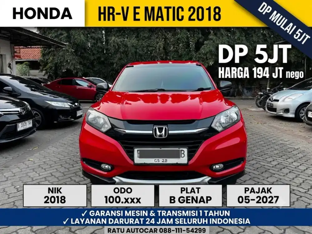 DP PROMO 5JT HRV E 2018 MATIC RED EDITION