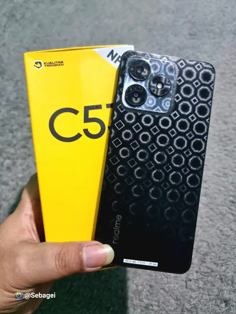 Realme C53 NFC Ram 18GB 6+12/128GB Murah, Siap Pakai (Lokasi Cicaheum)