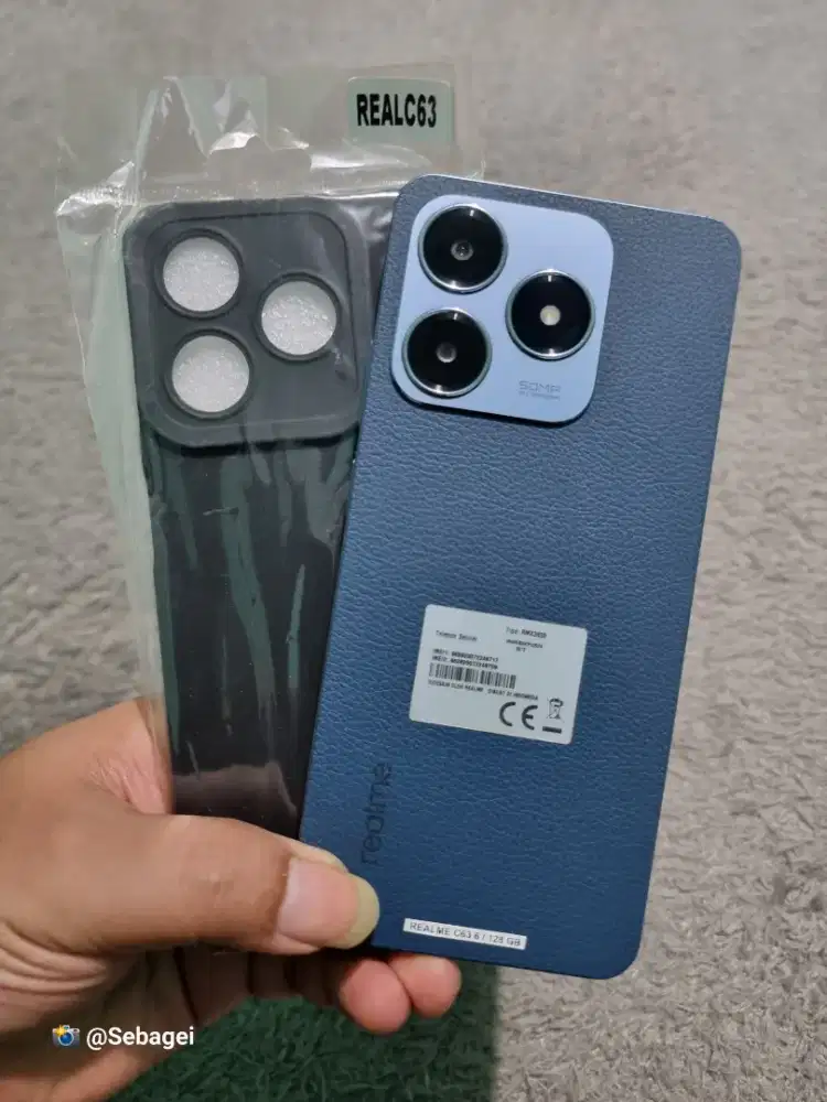 Realme C63 NFC Ram 18GB 6+12/128GB Murah, Siap Pakai (Lokasi Cicaheum)