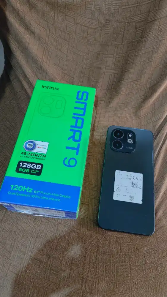 Infinix smart 9 Fullset, ram 4/128