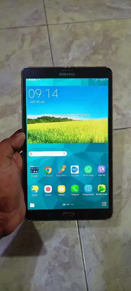 Samsung Tab S1 4G LTE 3/16 Layar Super Amoled jernih