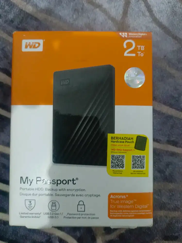 Harddisk WD MyPaspor 2 TB