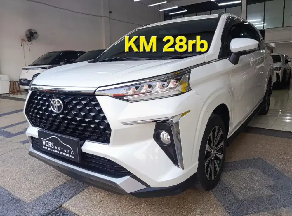 Avanza veloz a/t 2022 KM28rb putih velos toyota avansa feloz matic at