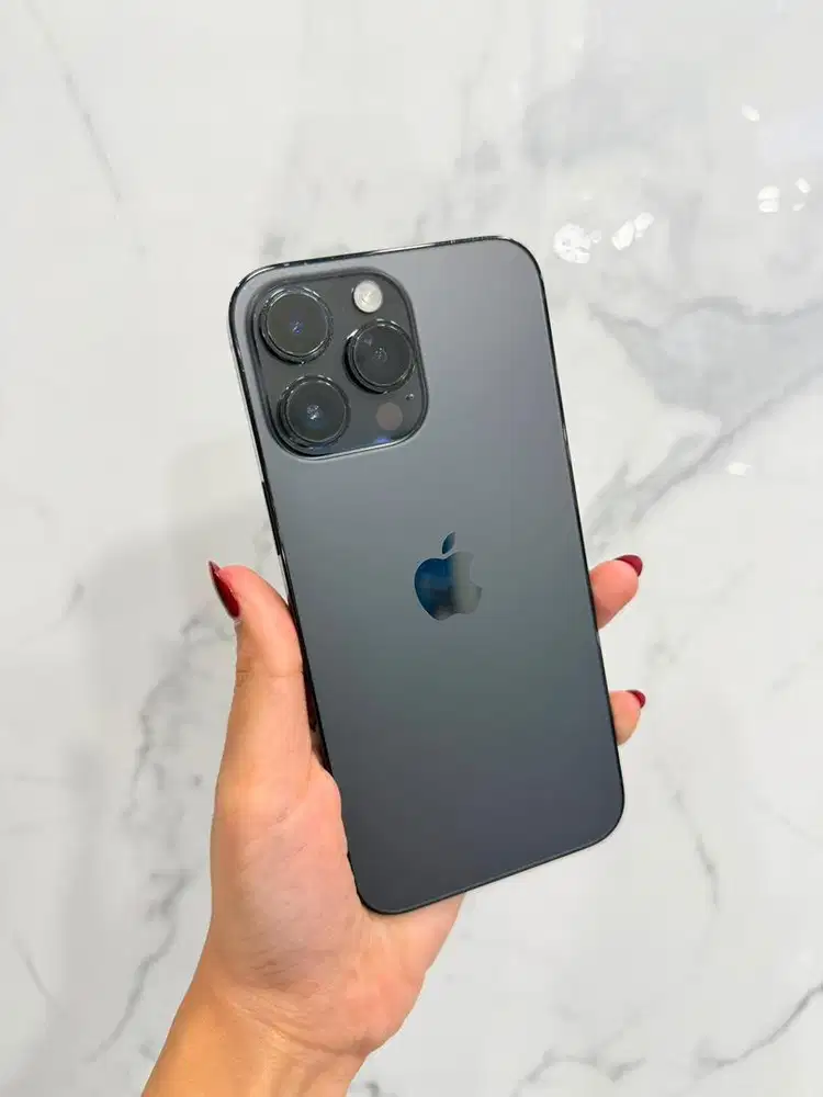 Iphone 14 promax 256 ibox second black mulus