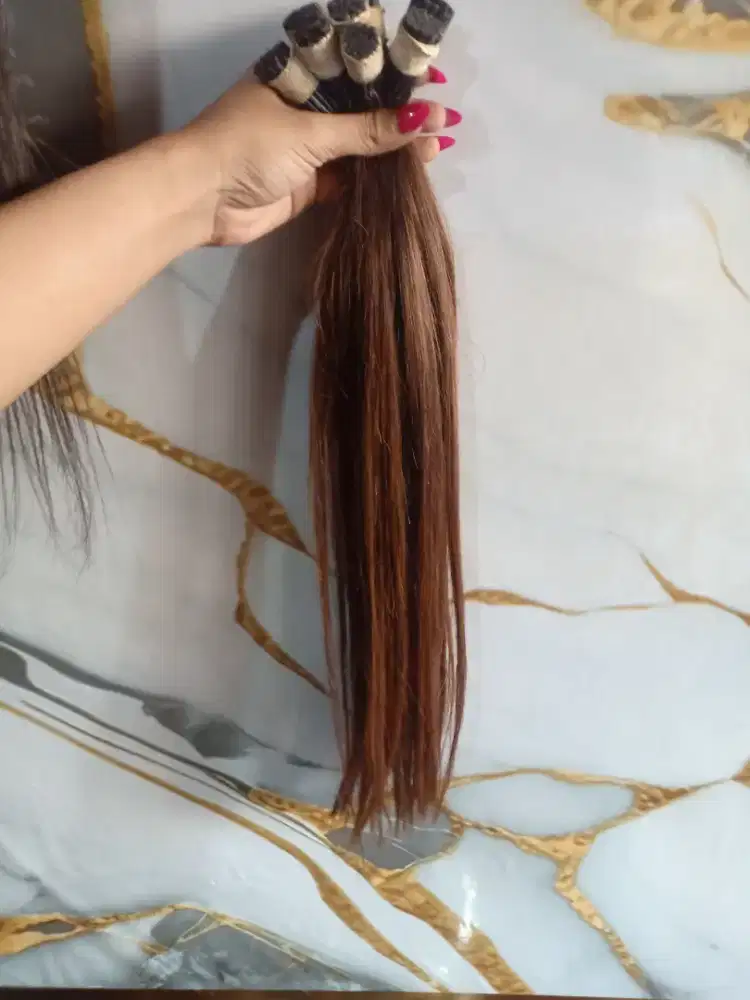 Hair extension Rambut sambung ukuran 50cm 100 helai
