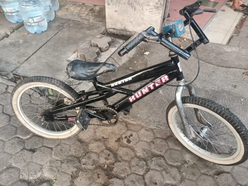 Sepeda BMX uk18 Hunter rem pakem ban tebal semua