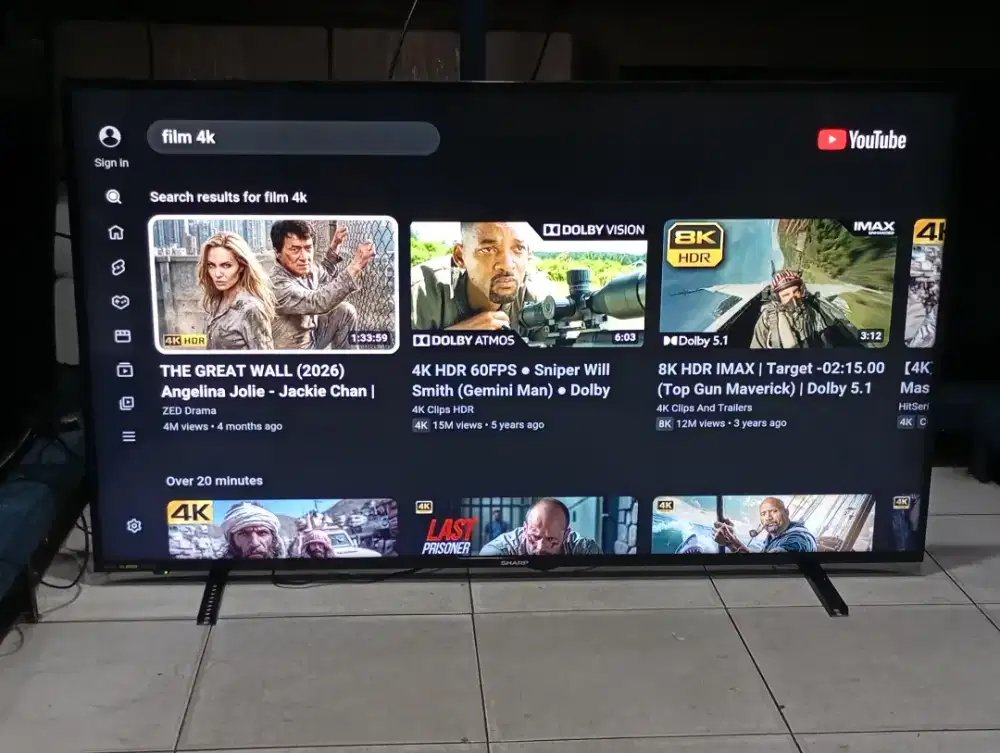 TV SHARP 60 INC SMART TV UHD 4K