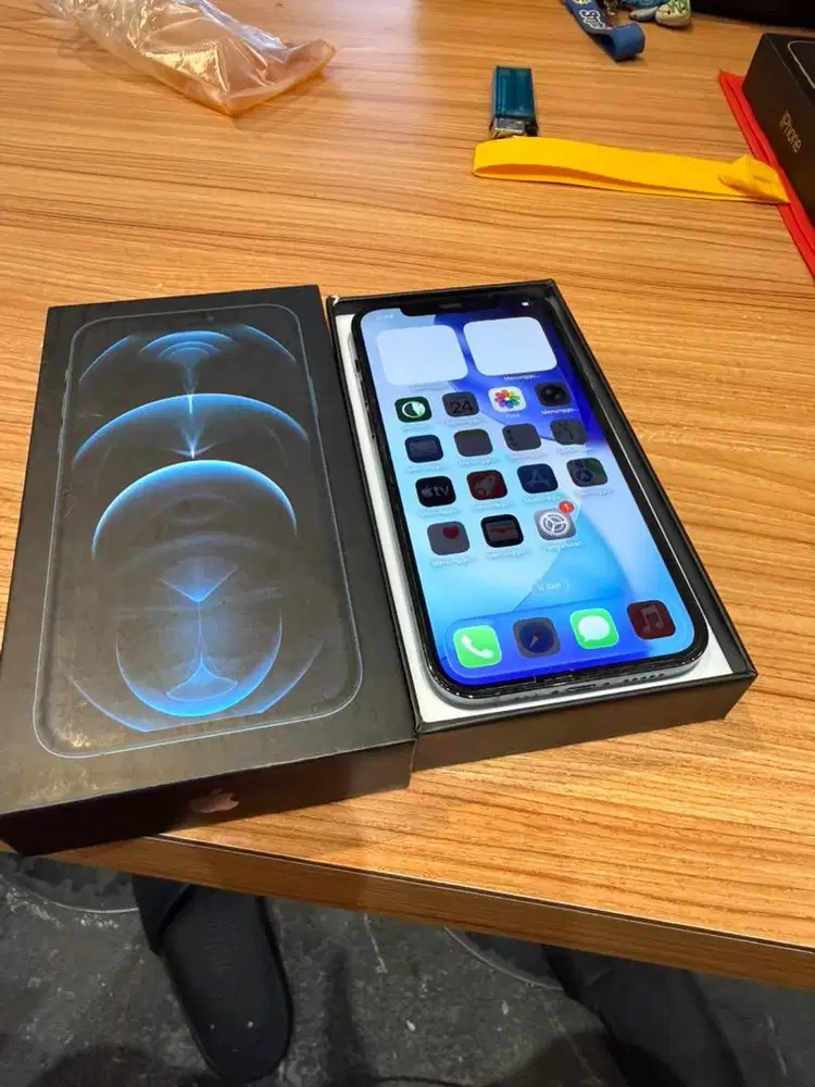 Iphone 12 pro 128GB ex inter beacukai imei permanen fulset