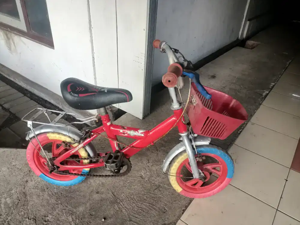 Sepeda anak uk12 rem pakem siap pakai