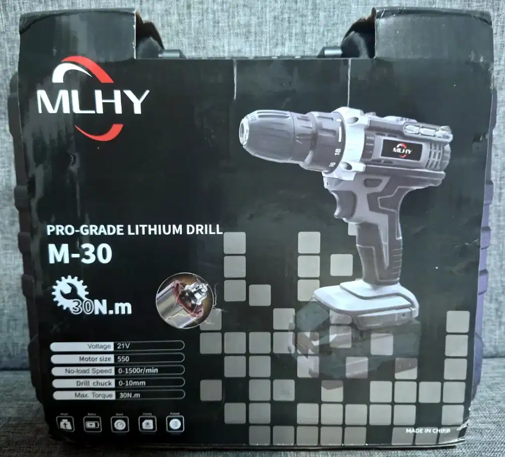Baru MLHY bor cordless brushless 1 batere