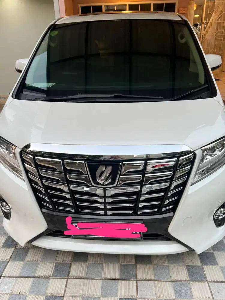 Alpard 2016 nik 2017 putih