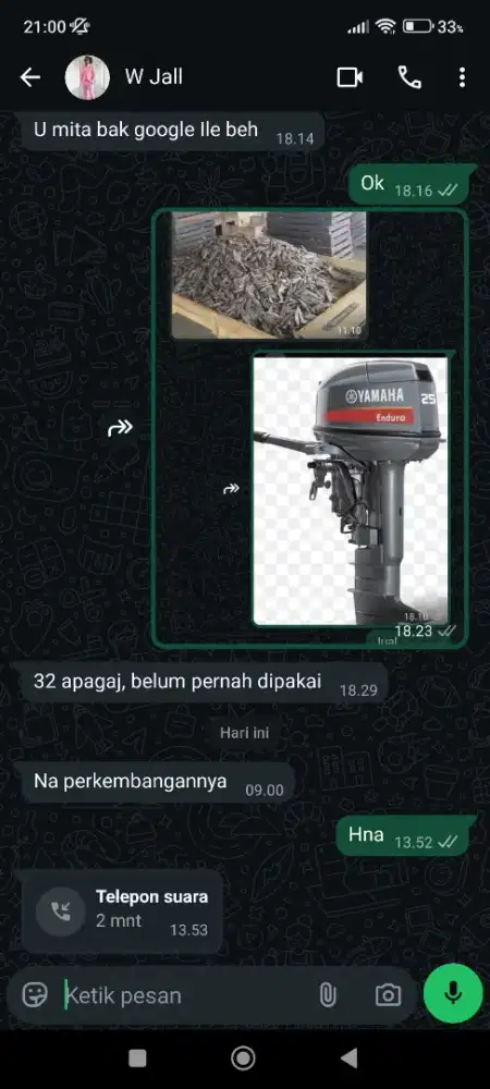 MESIN TEMPEL YAMAHA ENDURO 25