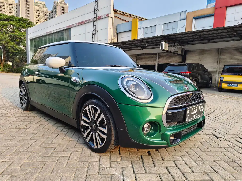 MINI COOPER 3 DOORS S TURBO PANO 2.0 AT 2022 GREEN ON BLACK LOW KM TOP