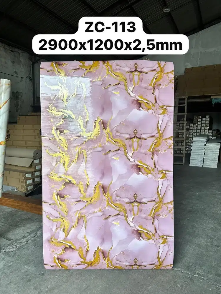 STICKER FOAM DINDING MOTIF MARMER 280X120